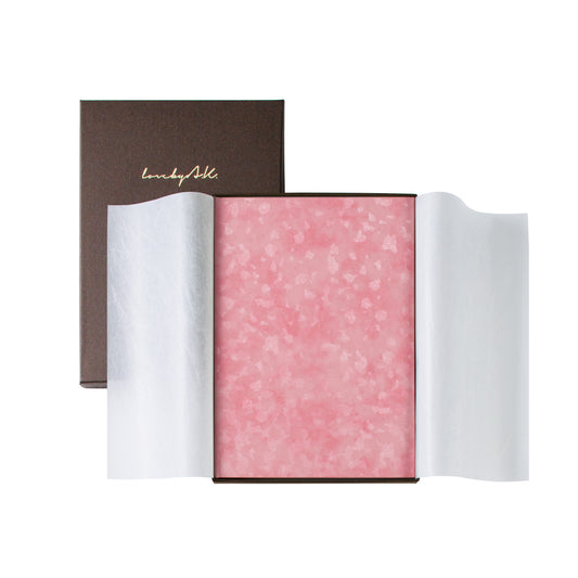 水晶ノート(紫陽花柄)