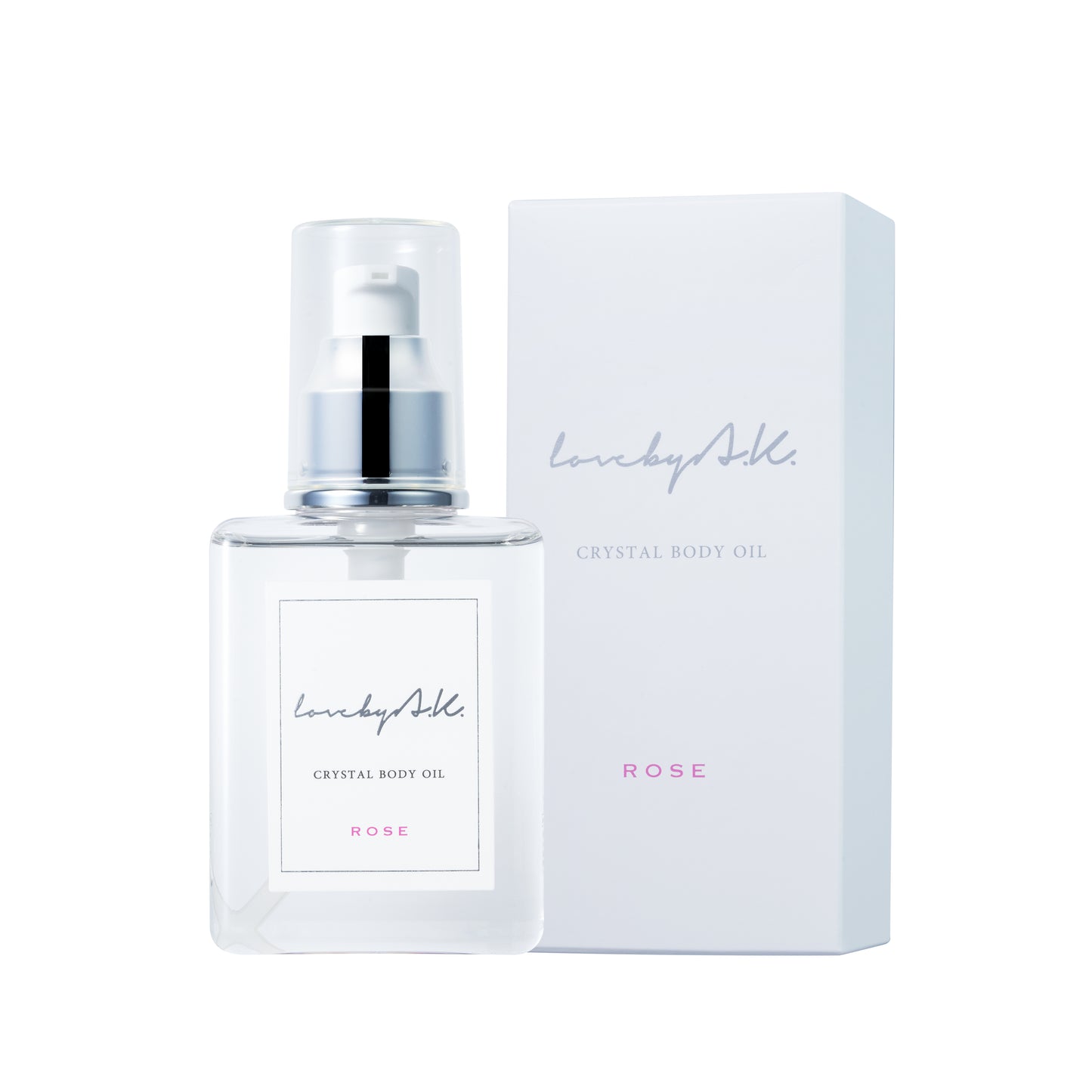 クリスタルボディオイル（ローズ）