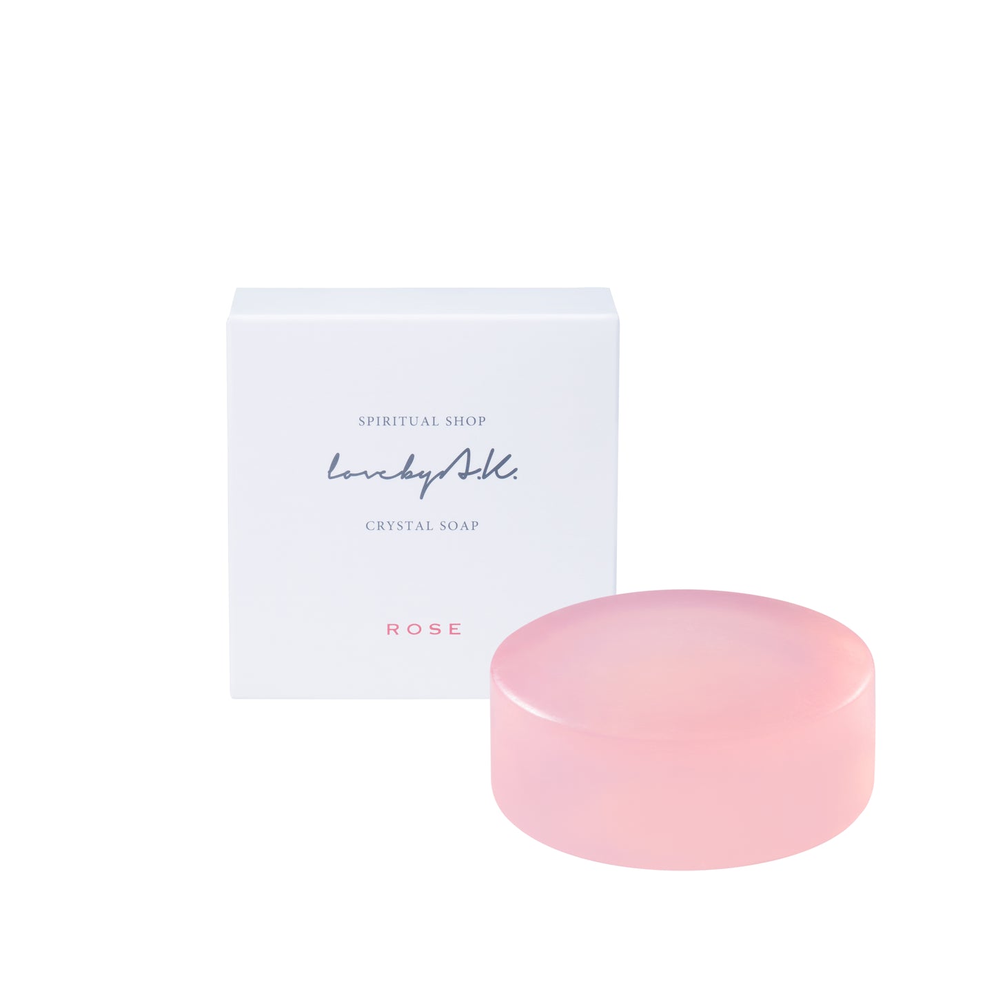 クリスタルソープ５個セット（ローズ）